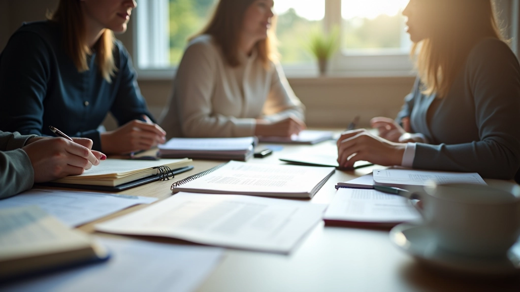 Arbejdsplads hvor vi udforsker og skriver om finansielle strategier