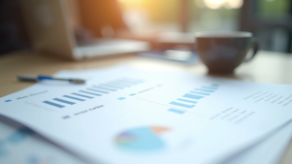 Finansiel plan udskrevet med grafer og analyse